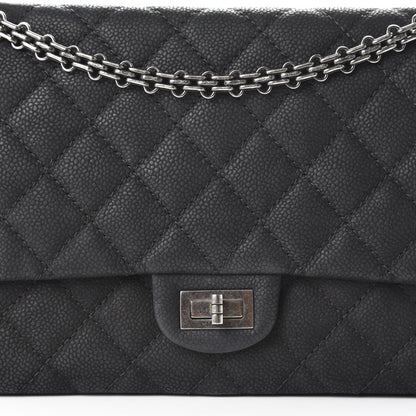 Chanel Iridescent Caviar Quilted 2.55 Reissue 226 Flap Black 5 of 13