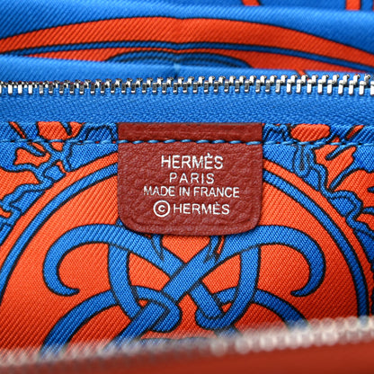 Hermes Epsom Silk'in Wallet Brique 5 of 6