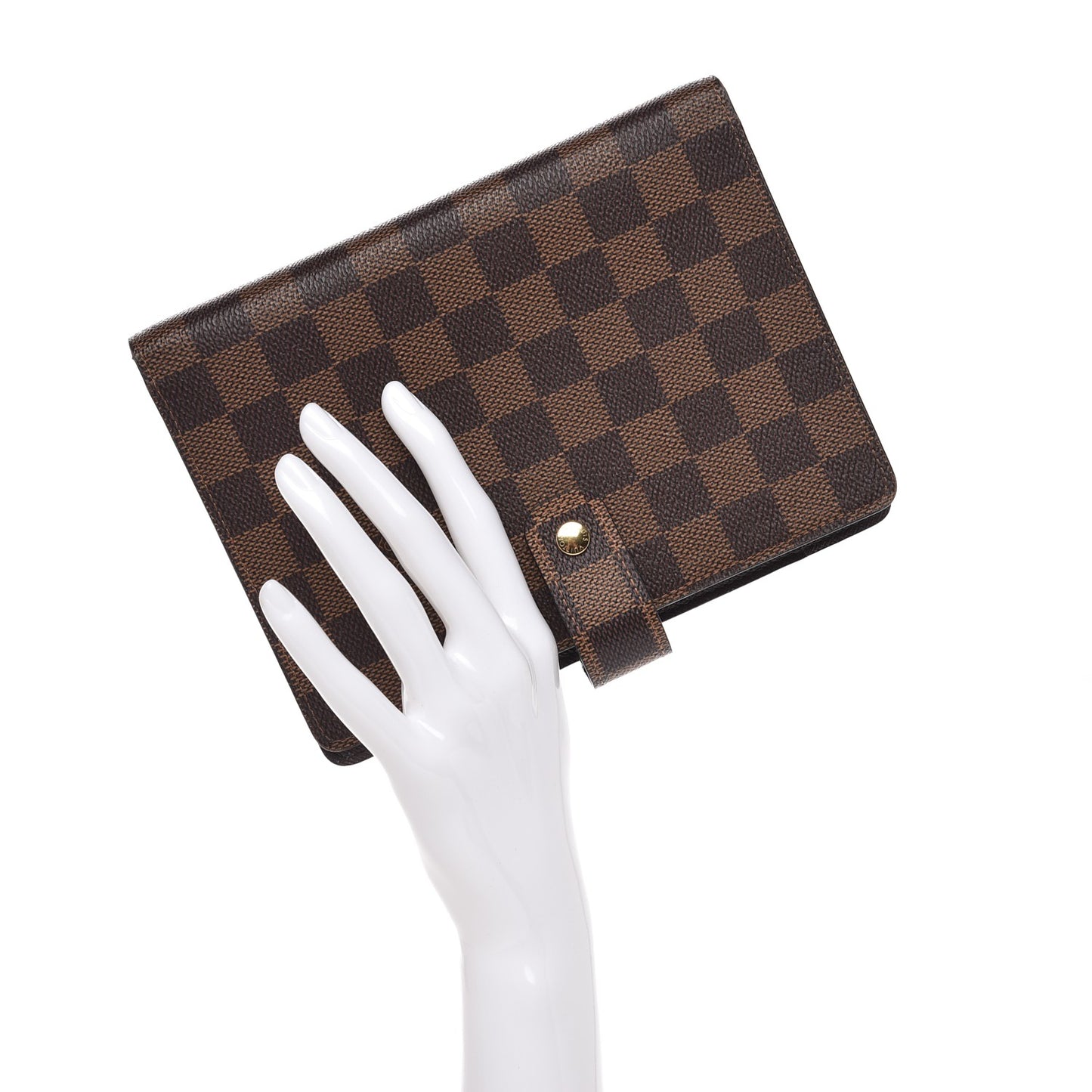 Damier Ebene Medium Ring Agenda Cover