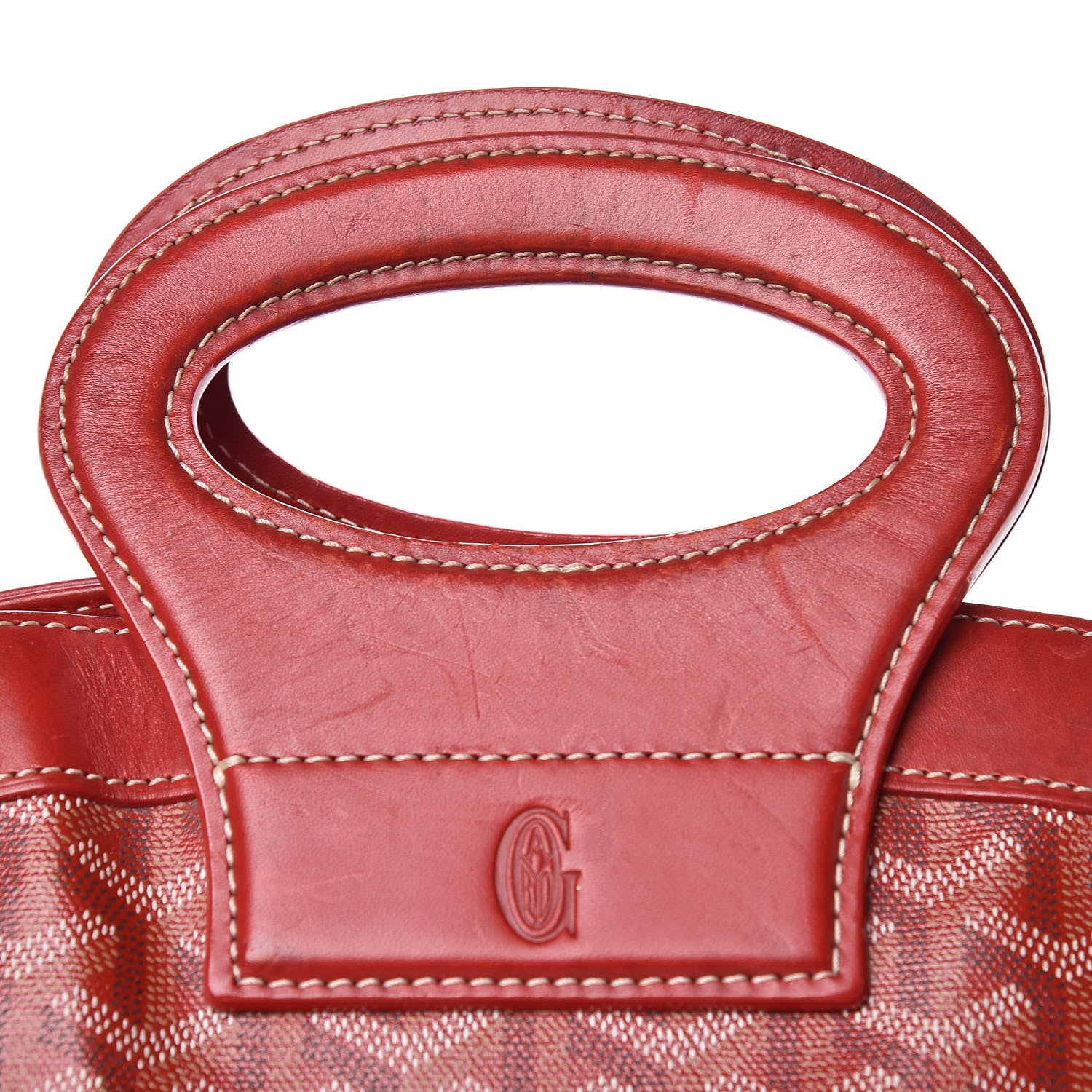 Goyard Goyardine Beluga MM Red 11 of 17