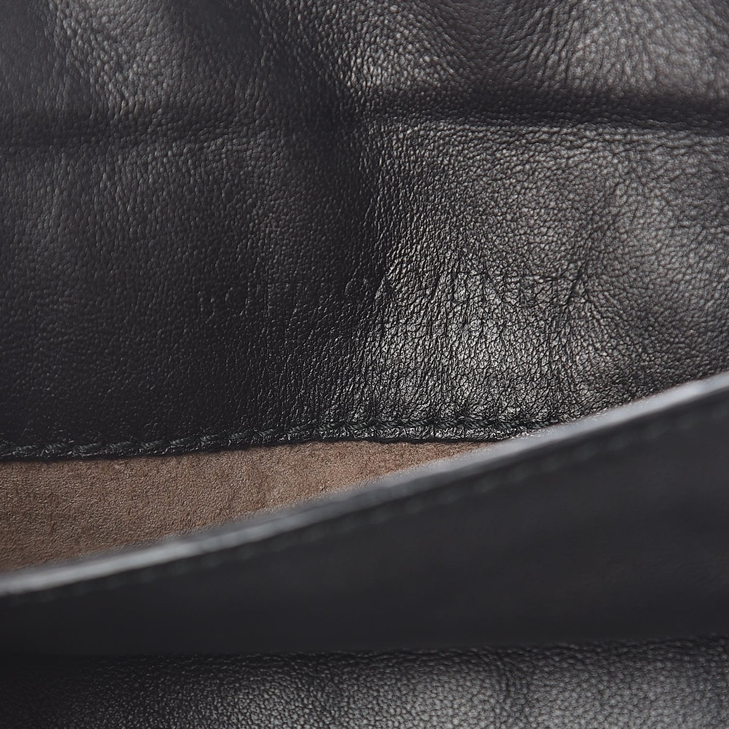 Nappa Intrecciato Small Chain Crossbody Black