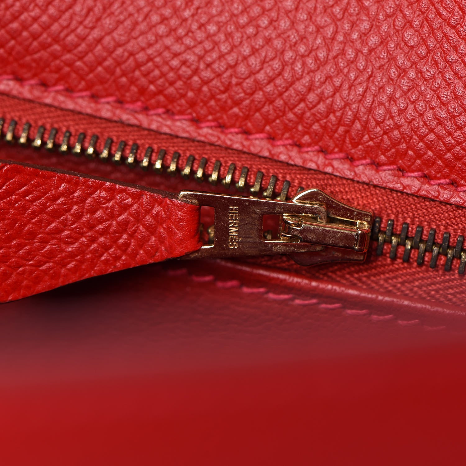 Hermes Epsom Kelly Sellier 28 Rouge Casaque 28 of 41
