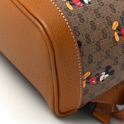Gucci X DISNEY Mini Vintage GG Supreme Monogram Mickey Mouse Small Dome Backpack Beige Vintage Sun Oil 11 of 11