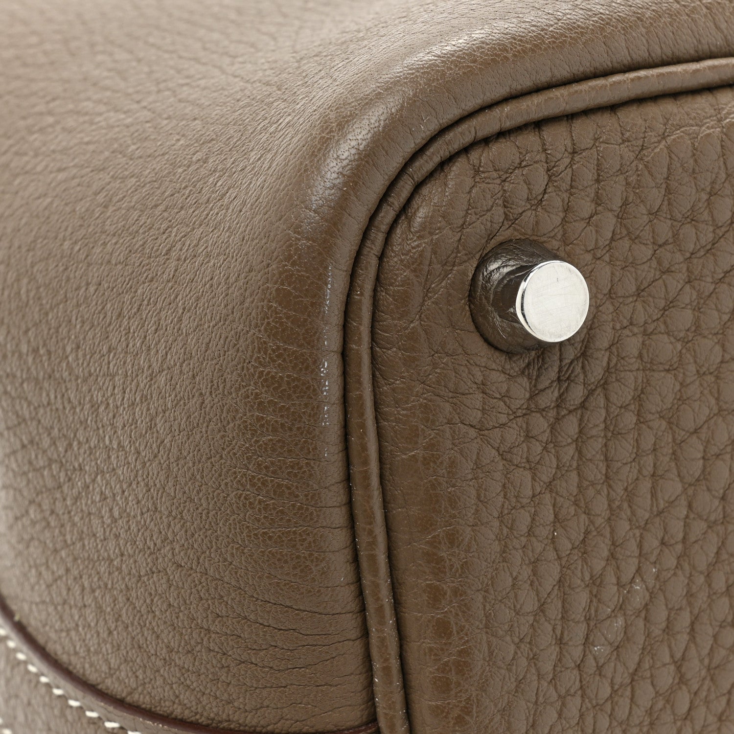 Hermes Taurillon Clemence Picotin Lock 18 PM Etoupe 12 of 14