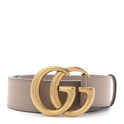 Gucci Calfskin Double G 40mm Belt 90 36 Porcelain Rose 1 of 7