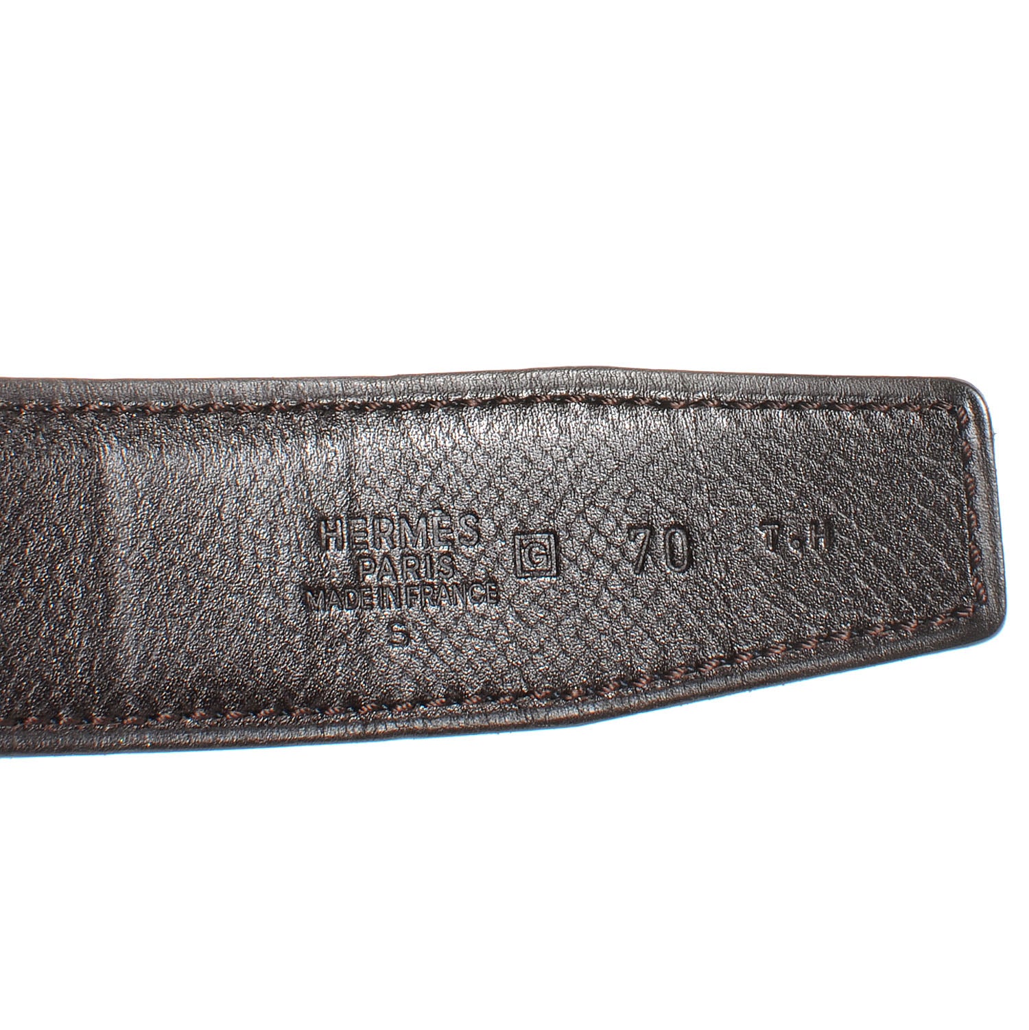 Hermes Box Togo Reversible Lucky 32mm H Belt Noir 70 6 of 6
