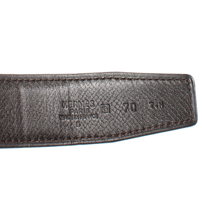 Hermes Box Togo Reversible Lucky 32mm H Belt Noir 70 6 of 6