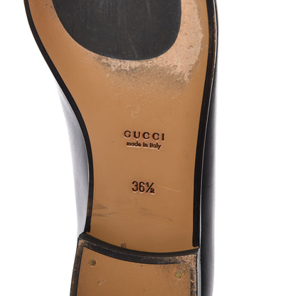 Gucci Calfskin Womens Jordaan Loafers 36.5 Black 6 of 8