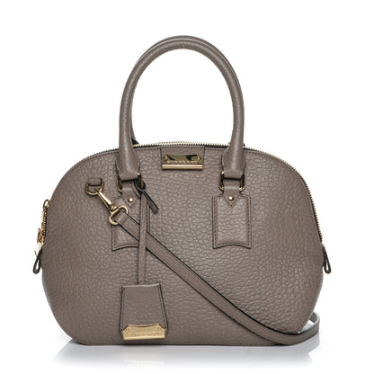 Burberry Heritage Grain Small Orchard Bowling Bag Pale Taupe 1 of 8