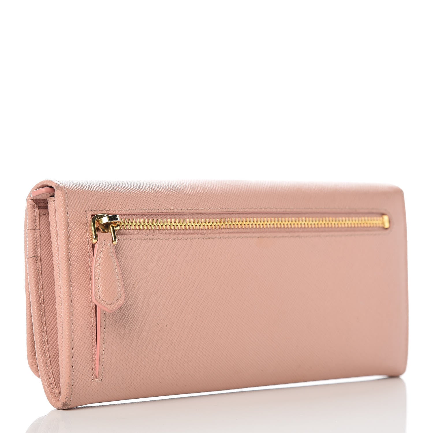 Prada Saffiano Bow Continental Wallet Orchidea 3 of 13