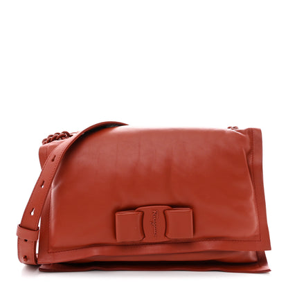 Salvatore Ferragamo Calfskin Small Viva Bow Shoulder Bag Ramas 1 of 11