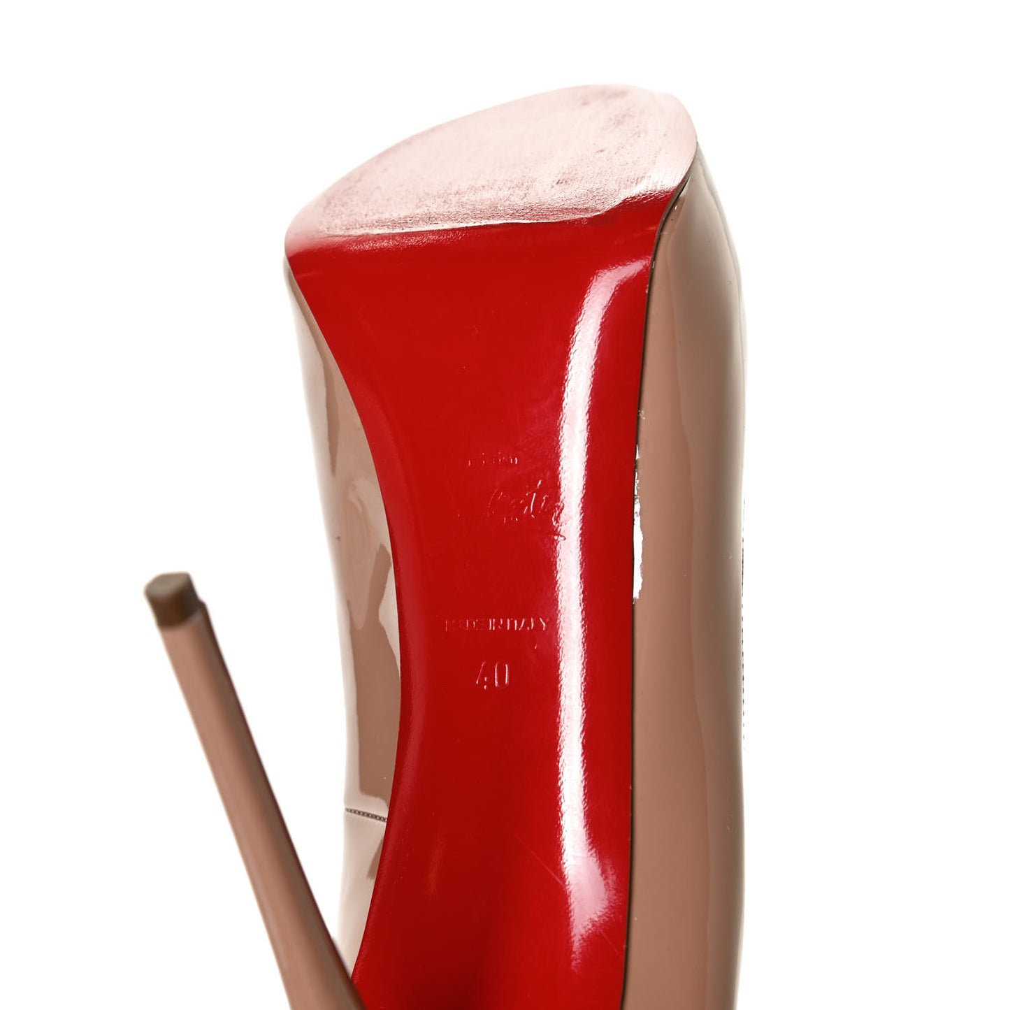 Patent New Very Prive 120 Pumps 40 Nude