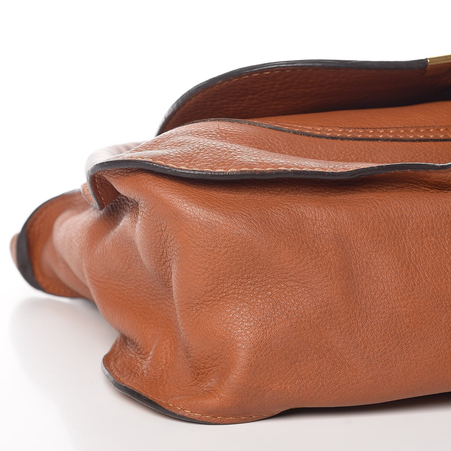 Chloe Calfskin Medium Marcie Satchel Tan 14 of 15