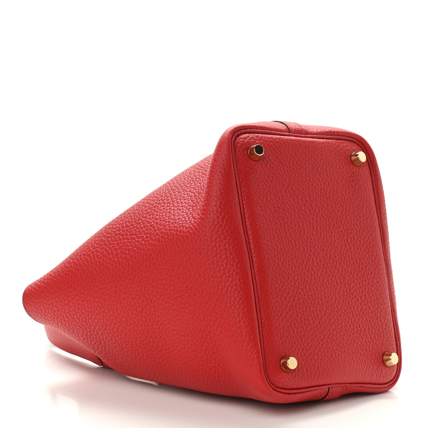 Hermes Taurillon Clemence Picotin Lock 18 PM Rouge Casaque 4 of 11