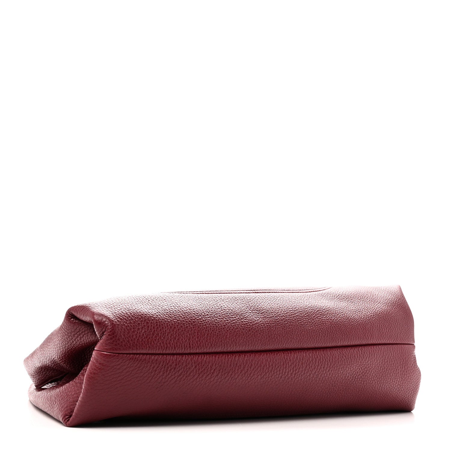 Gucci Grained Calfskin Softbit Maxi Shoulder Bag Rosso Ancora Red 5 of 10