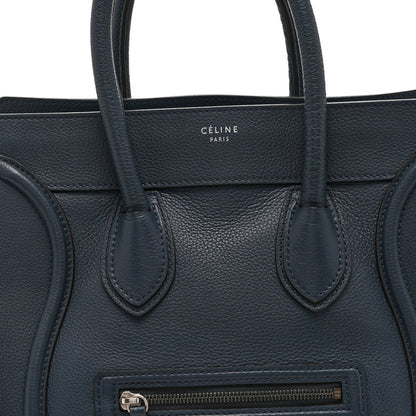 Celine Drummed Calfskin Mini Luggage Orage 8 of 12