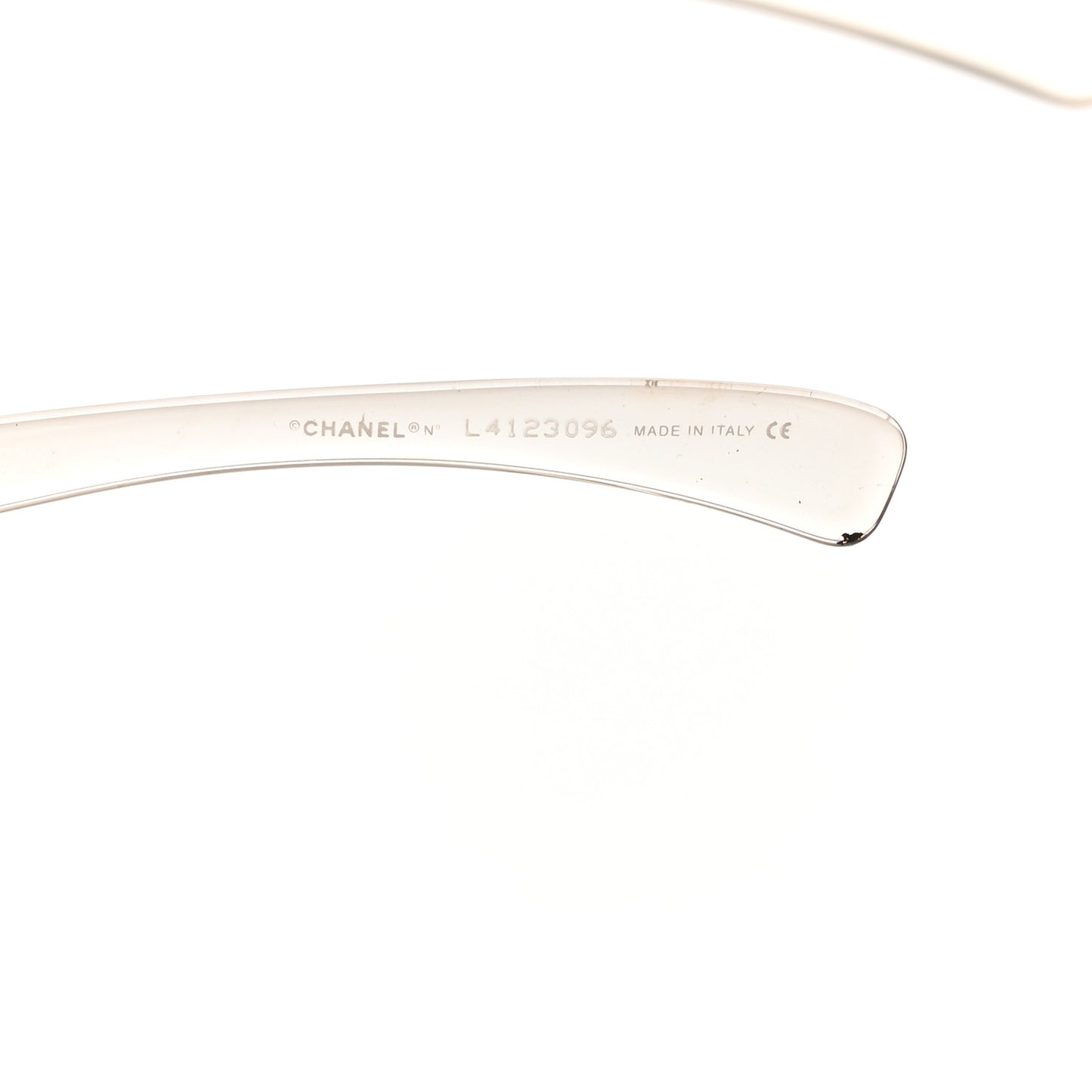 Frameless CC Logo Sunglasses 4037 Clear