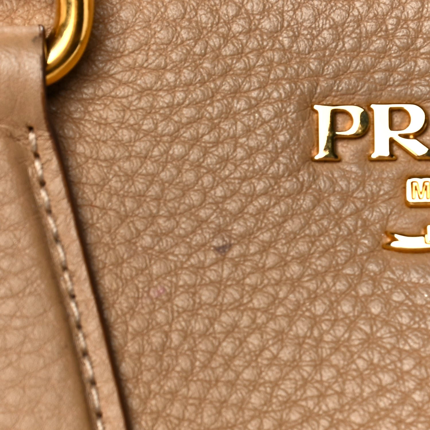 Prada Vitello Daino Large Double Zip Tote Sughero 12 of 17