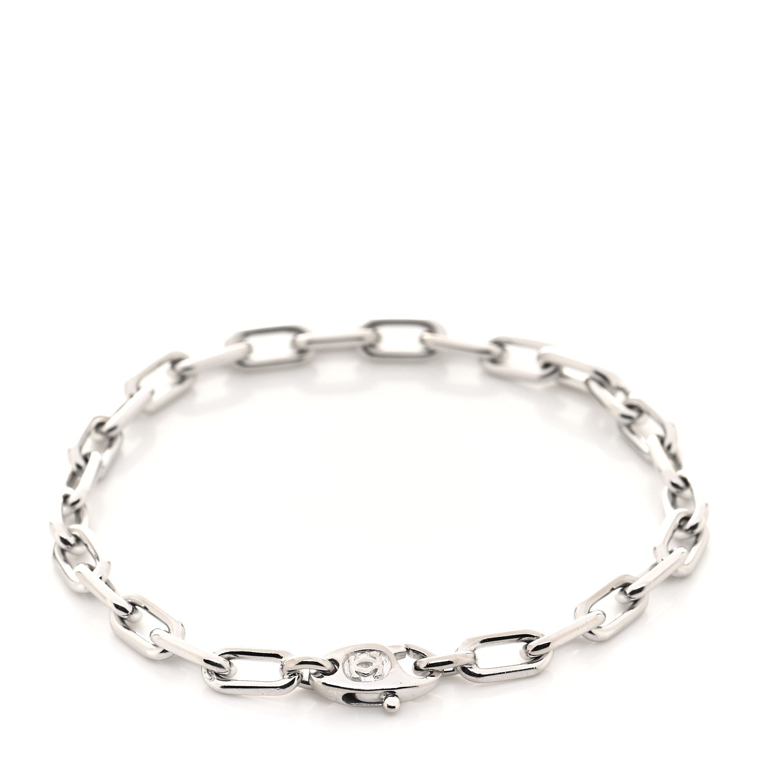 Cartier 18K White Gold Spartacus Chain Bracelet 3 of 5