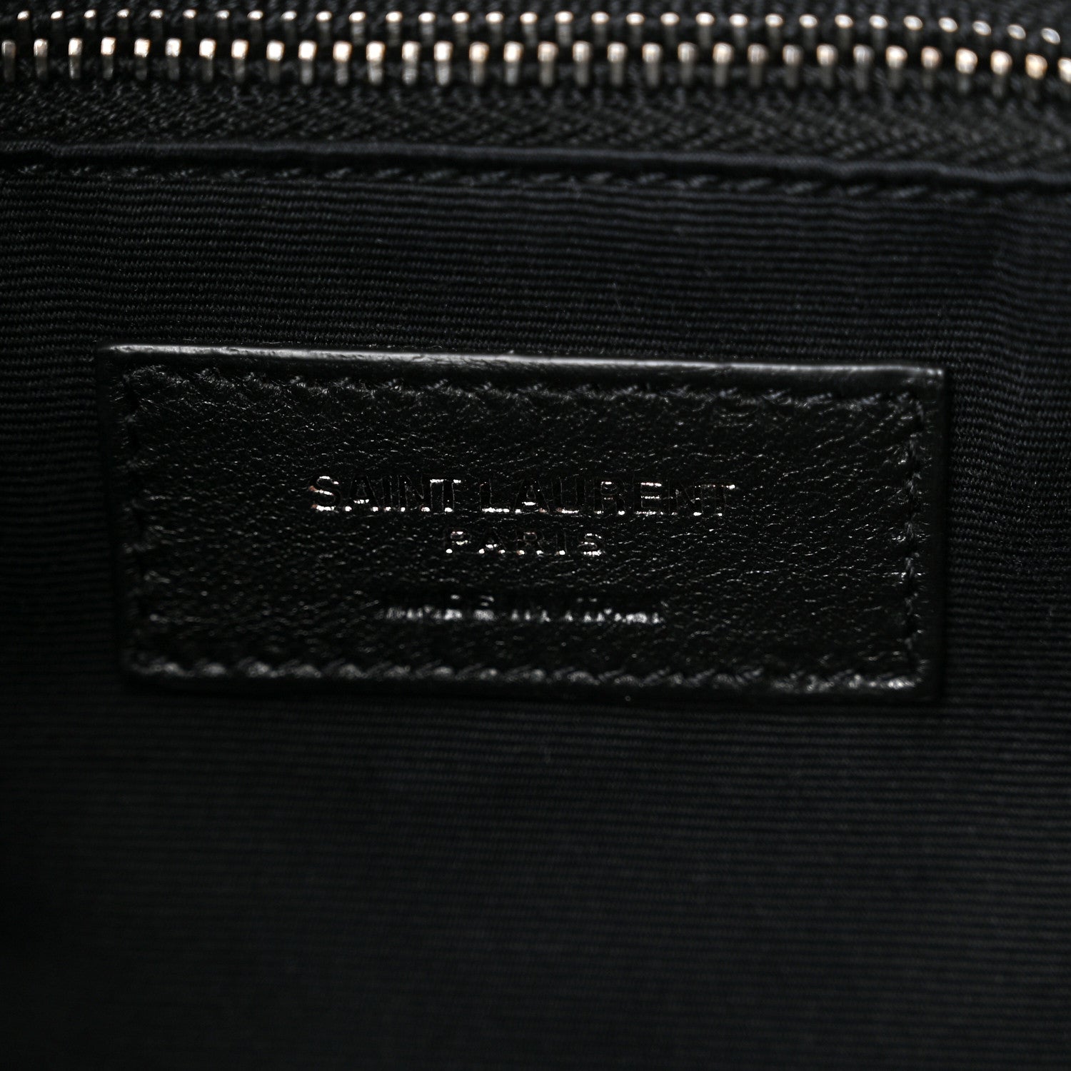 Saint Laurent Crinkled Calfskin Matelasse Monogram Medium Niki Chain Satchel Black 6 of 10