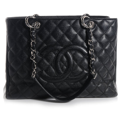 Chanel Caviar Grand Shopping Tote GST Black 1 of 7