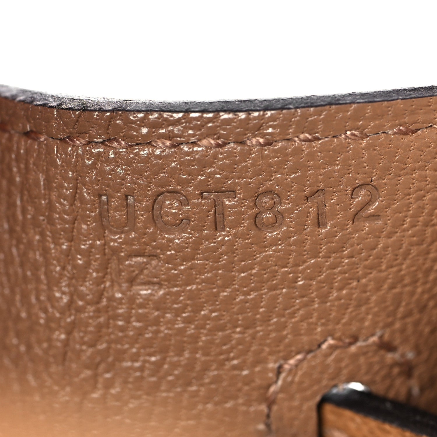 Hermes Madame Calfskin Birkin Sellier 25 Chai 29 of 35