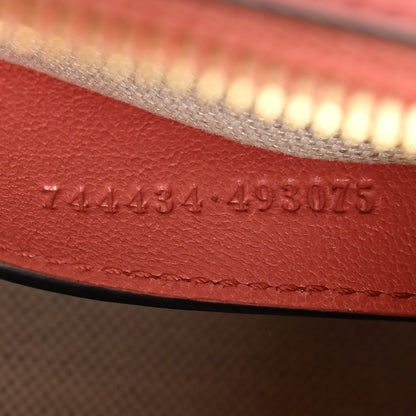 Gucci Sakai Be Green Calfskin Diagonal Stitched Blondie Top Handle Bag Pink 7 of 10