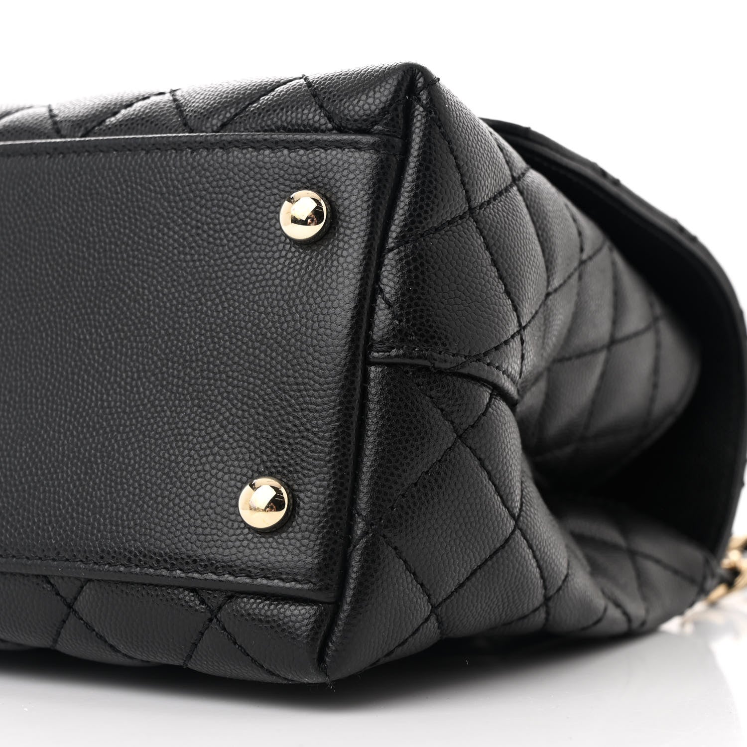 Chanel Caviar Quilted Small Coco Handle Flap Black 11 of 11