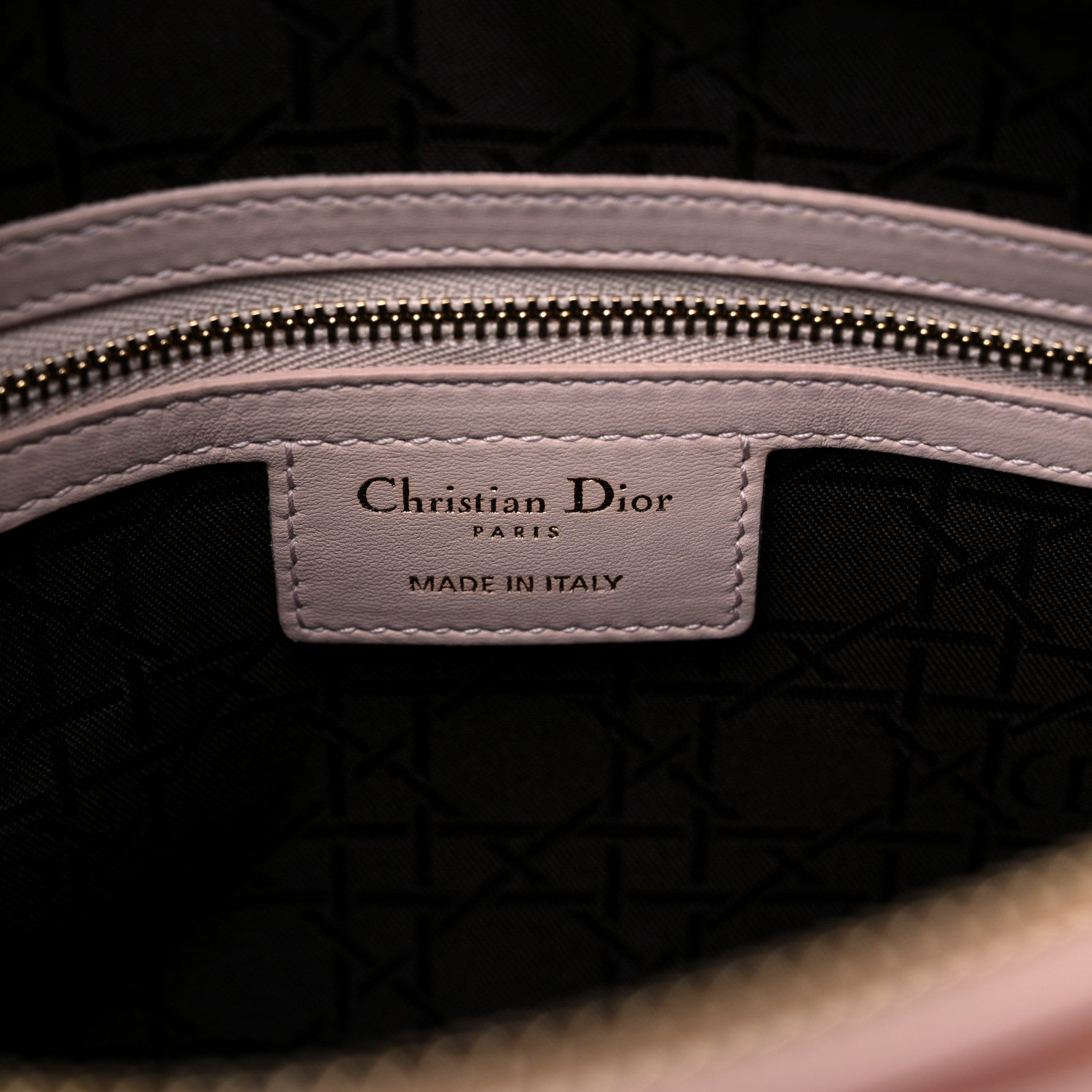 Christian Dior Lambskin Cannage Large Lady Dior Light Pink 6 of 12
