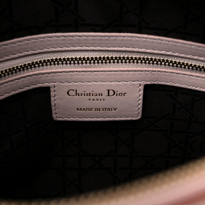 Christian Dior Lambskin Cannage Large Lady Dior Light Pink 6 of 12