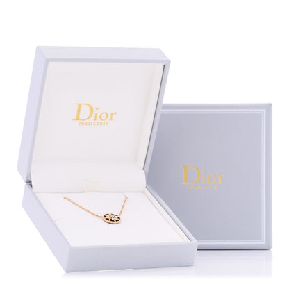 Christian Dior 18K Rose Gold Diamond Black Onyx Rose Des Vents Necklace 6 of 6