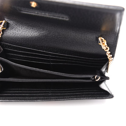 Gucci Calfskin Web Ophidia Wallet On Chain Black 5 of 11