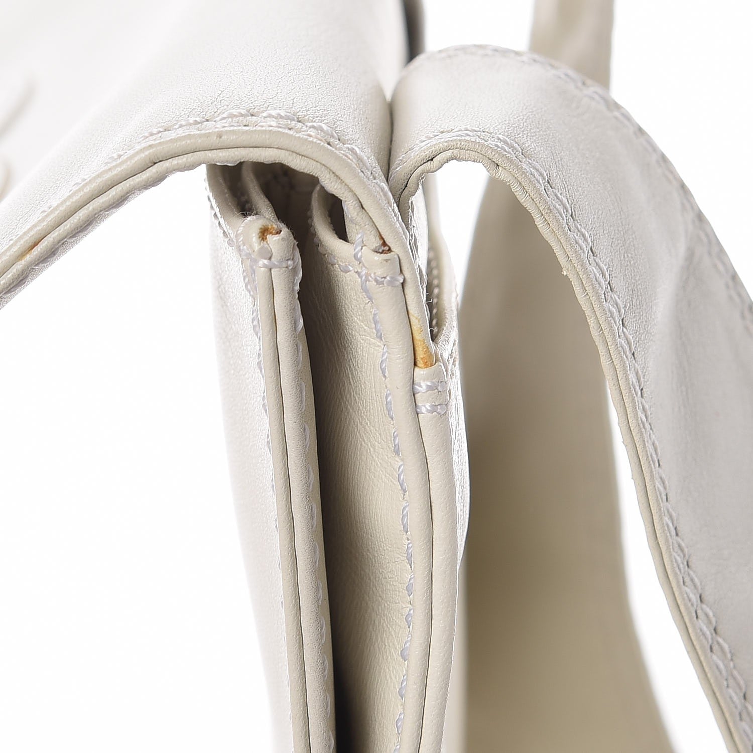 Chanel Calfskin CC Crossbody White 8 of 14