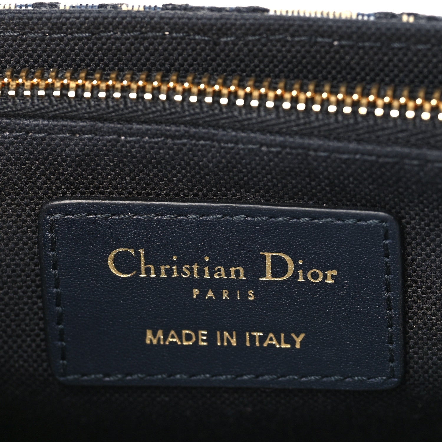 Christian Dior Oblique 30 Montaigne 2-In-1 Pouch Blue 6 of 9