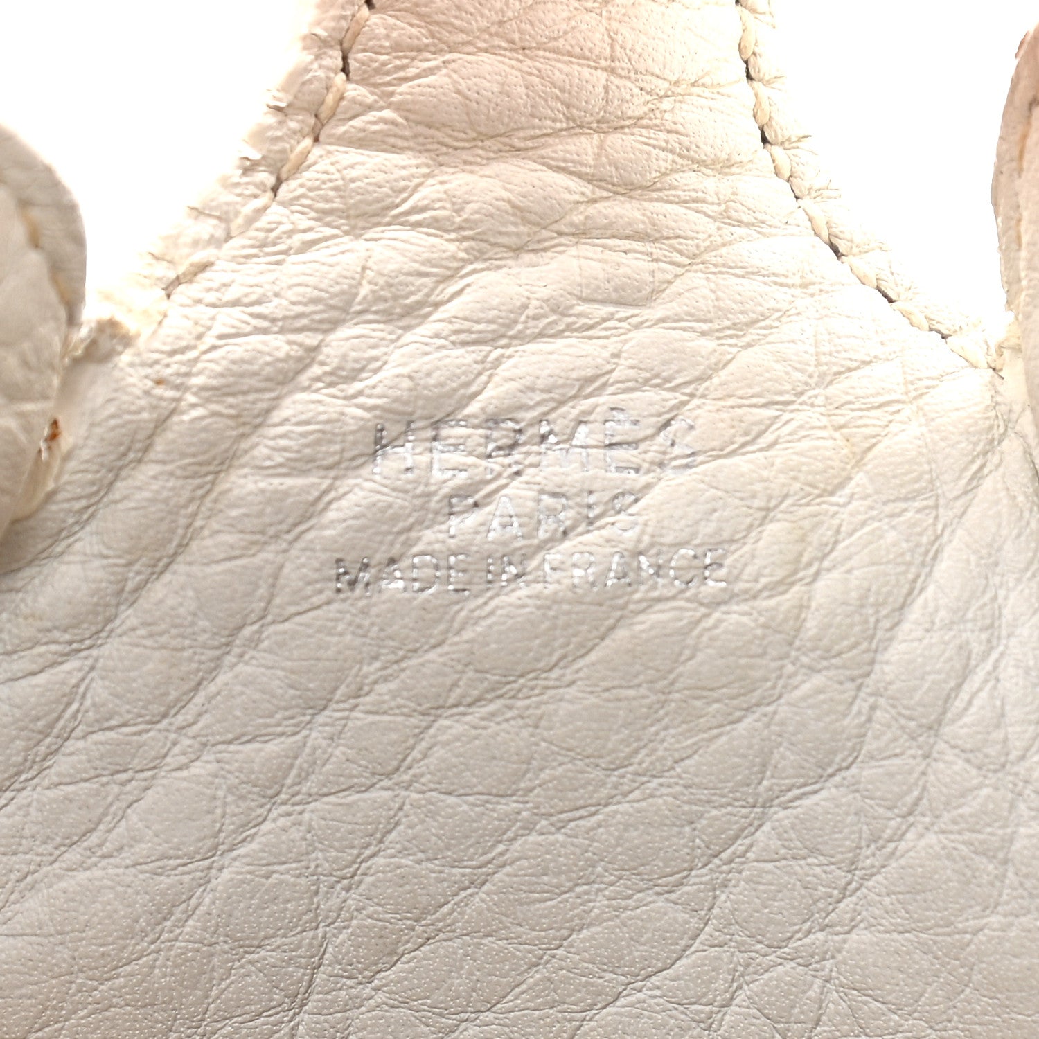 Hermes Taurillon Clemence Sac Doremi 35 White 6 of 12