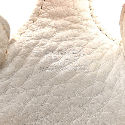 Hermes Taurillon Clemence Sac Doremi 35 White 6 of 12