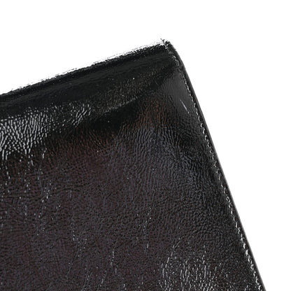 Saint Laurent Textured Patent Monogram Large Belle De Jour Clutch Black 17 of 17