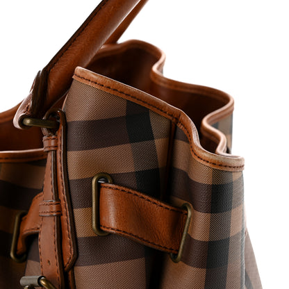 Burberry Smoked Check Medium Walden Belted Hobo Brown 16 of 17