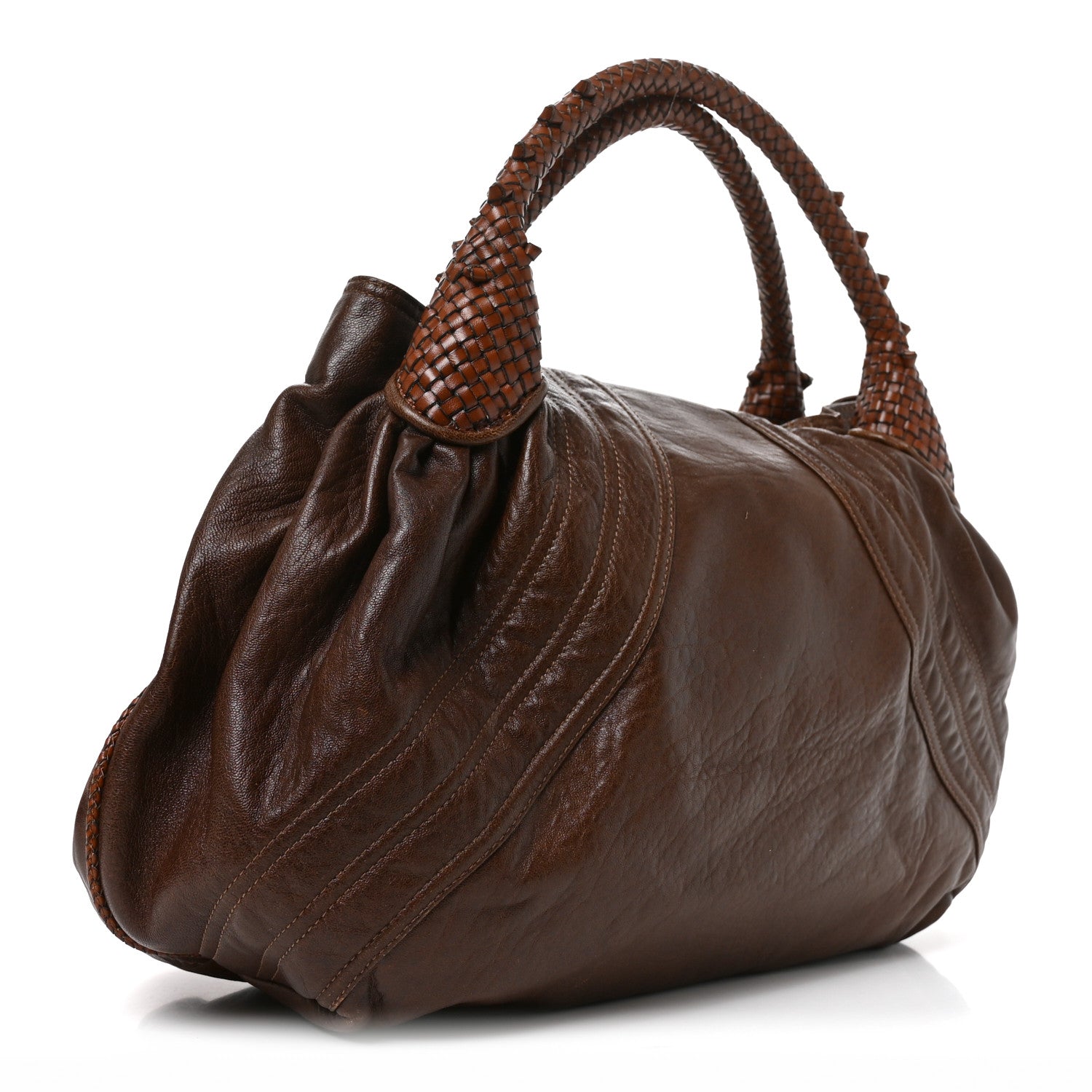 Fendi Nappa Nuvolata Spy Cognac 3 of 11