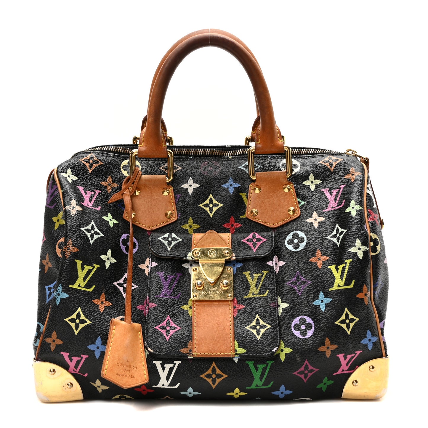 Monogram Multicolor Speedy 30 Black