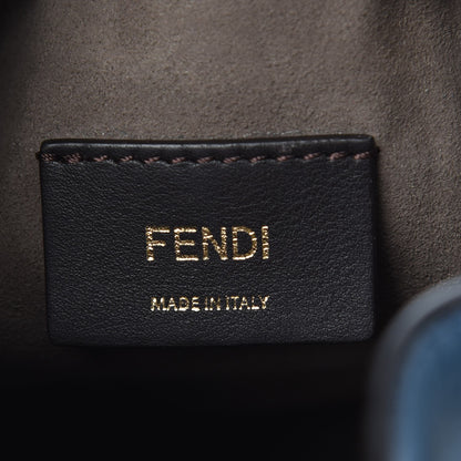 Fendi Vitello Liberty Lucido F is Fendi Mini Mon Tresor Bucket Bag Blue 7 of 10