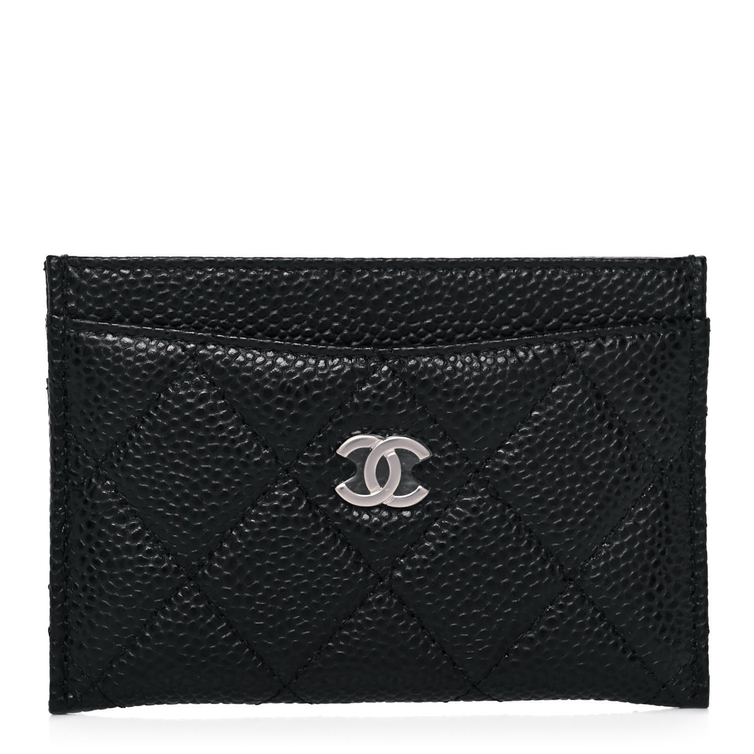 Chanel Caviar Quilted Card Holder Black 1 of 10