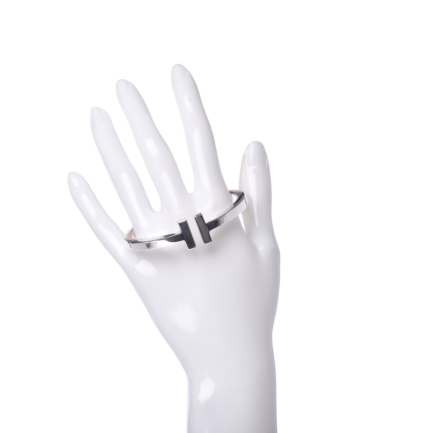 Tiffany Sterling Silver T Square Bracelet 2 of 4