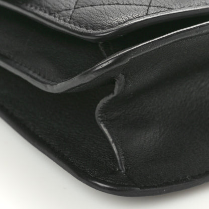 Chanel Goatskin Quilted Small CC Box Flap Black 9 of 12