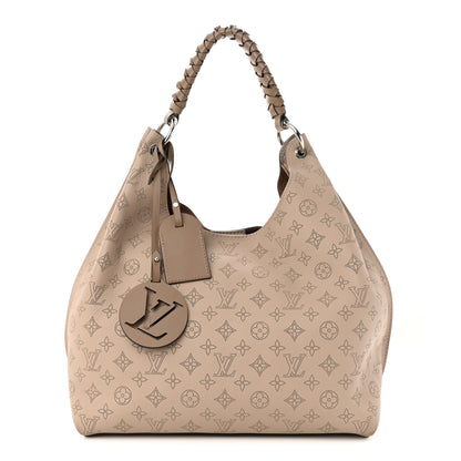 Louis Vuitton Mahina Carmel Hobo Galet 1 of 10