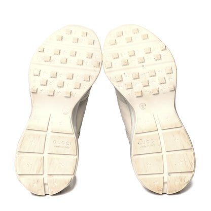Gucci Calfskin Mouth Print Mens Rhyton Sneakers 11 Ivory 6 of 9