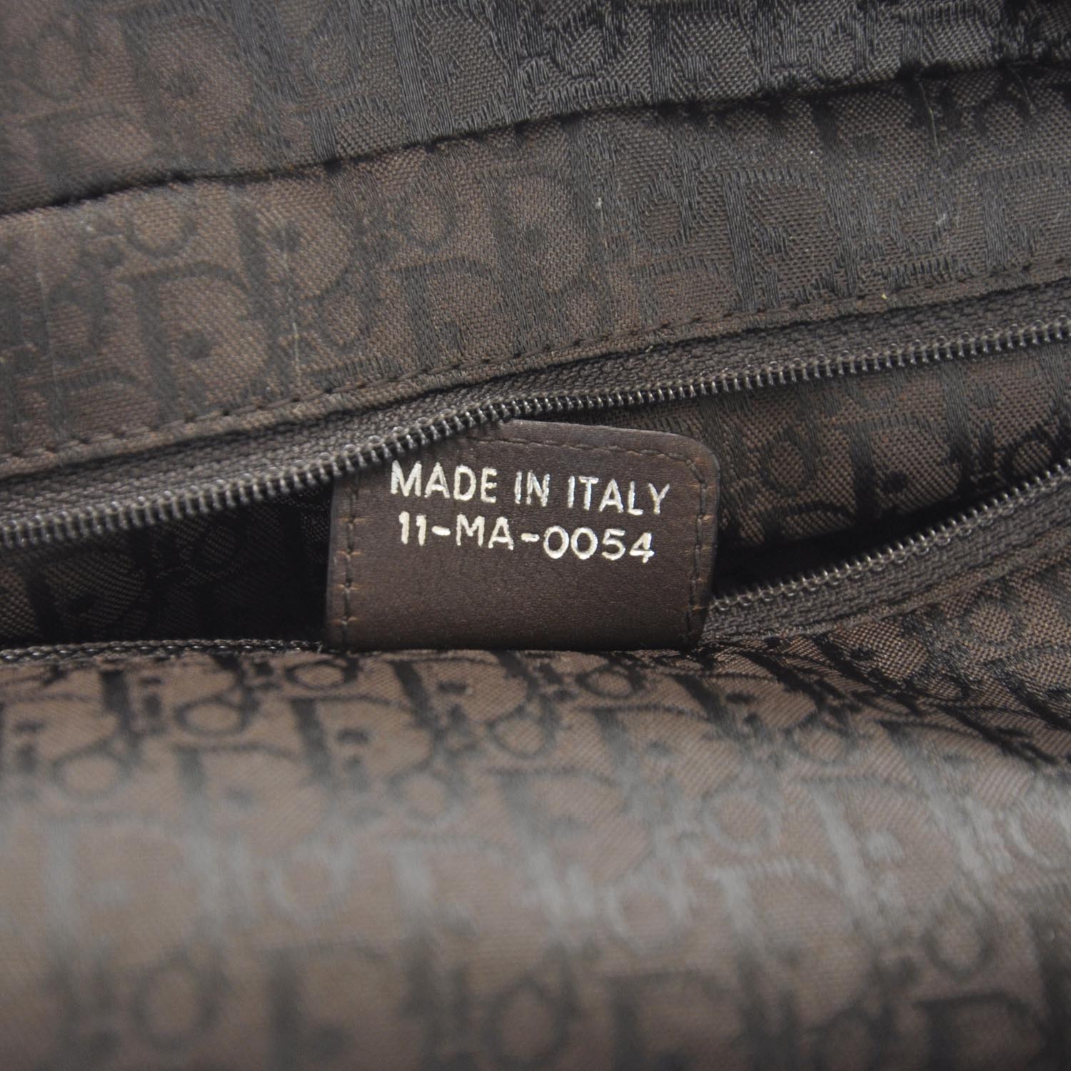 Christian Dior Calfskin Cannage Stitched Large East West Lady Dior Brown 9 of 9