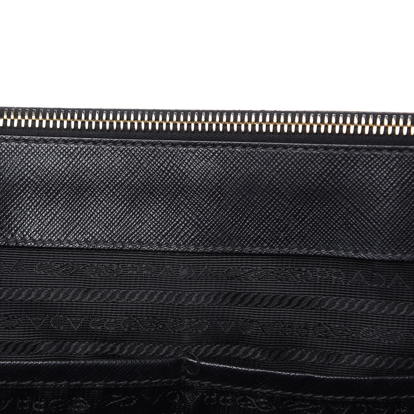 Saffiano Medium Galleria Double Zip Tote Black