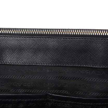 Prada Saffiano Medium Galleria Double Zip Tote Black 13 of 19