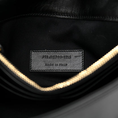 Saint Laurent Calfskin Crossbody Bag Black 7 of 9